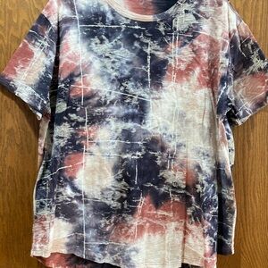 Yininf Hipster Men's Tie-Dye Short Sleeve Tee Size XL